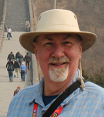 Russ Schrader at the Great Wall